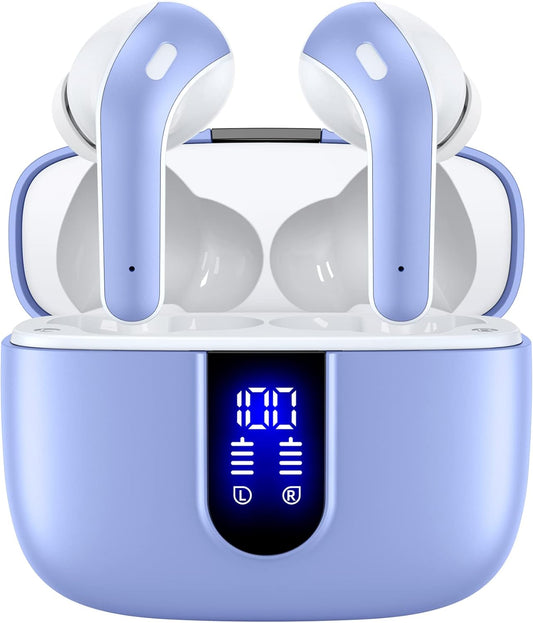TAGRY Wireless Earbuds: 60H Playback, Waterproof & Mic