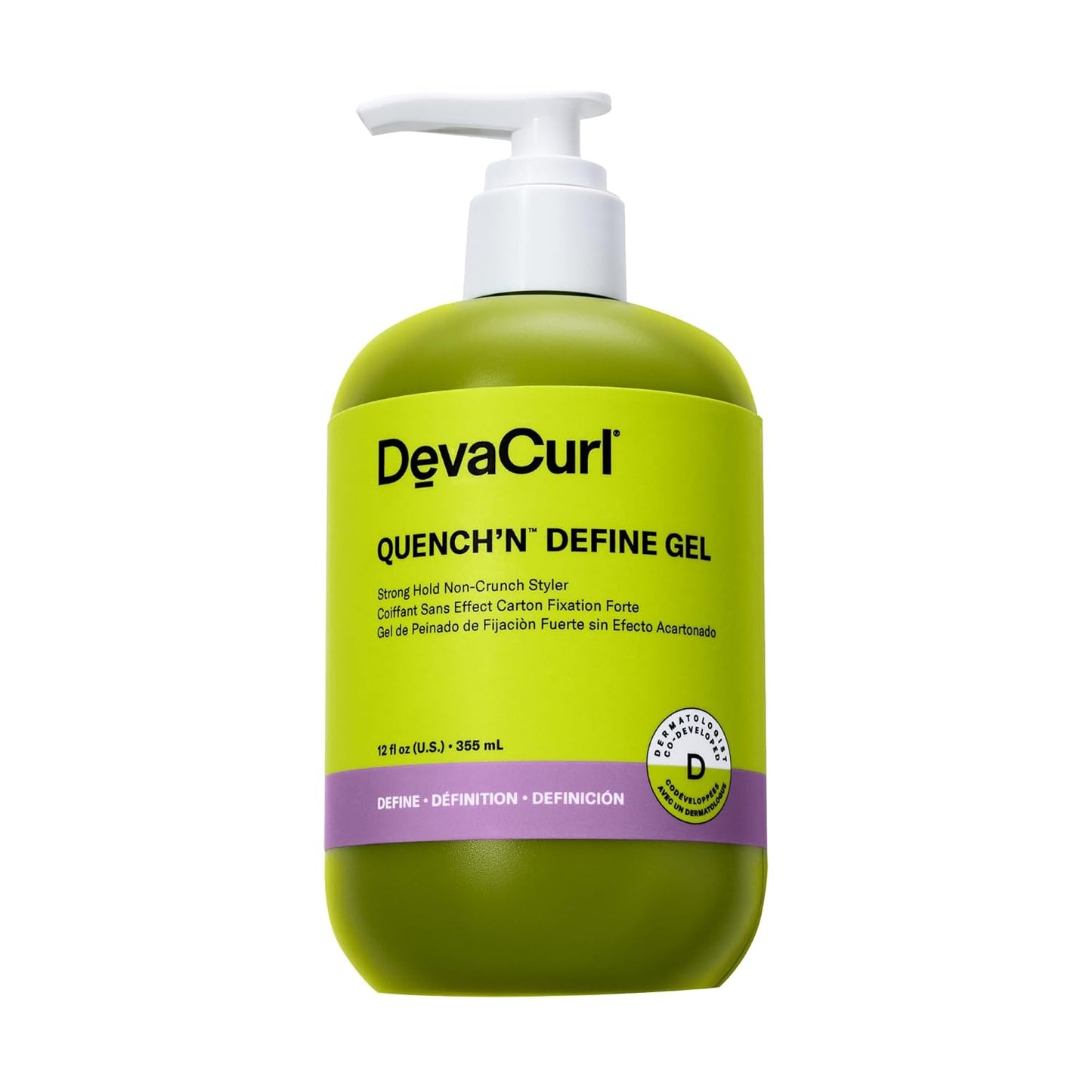 DevaCurl Quench'n Define Gel Strong Hold for Curls and Shine