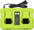Replacement for Ryobi 40V Battery Charger OP402 Dual-Port Fast Charger