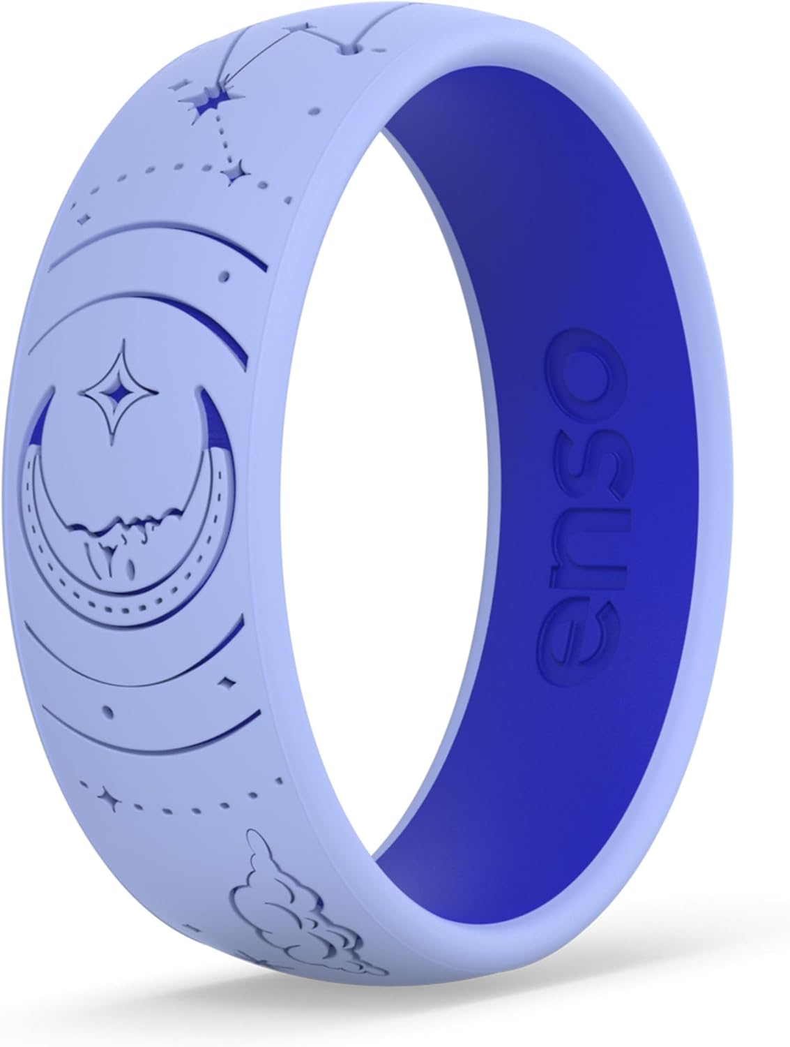 Enso Rings Signature Etched Collection - Premium Silicone Comfort