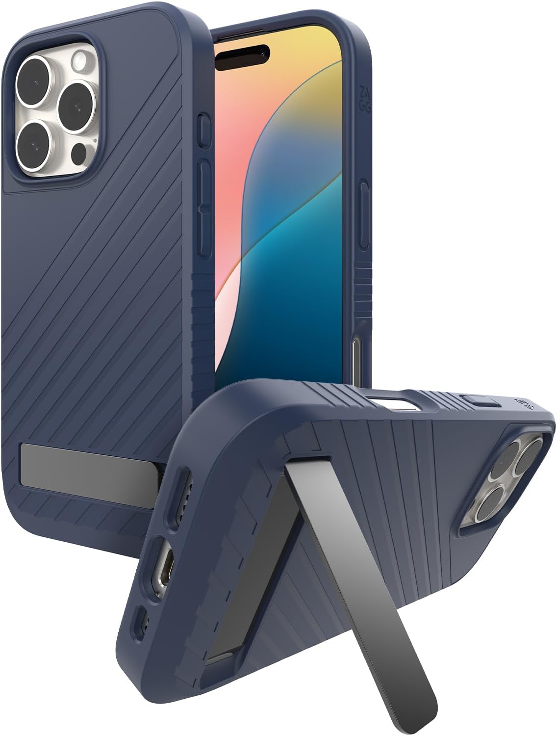 ZAGG Denali Snap Case for iPhone 16 Pro with Kickstand