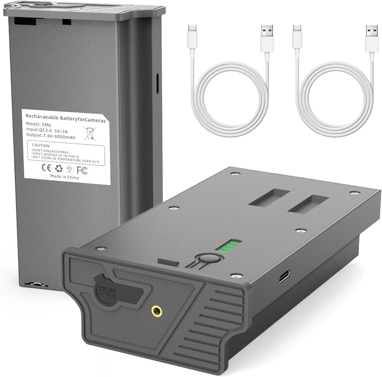 2 Pack New Reveal Lipo Lithium Battery Pack for Trail Cameras