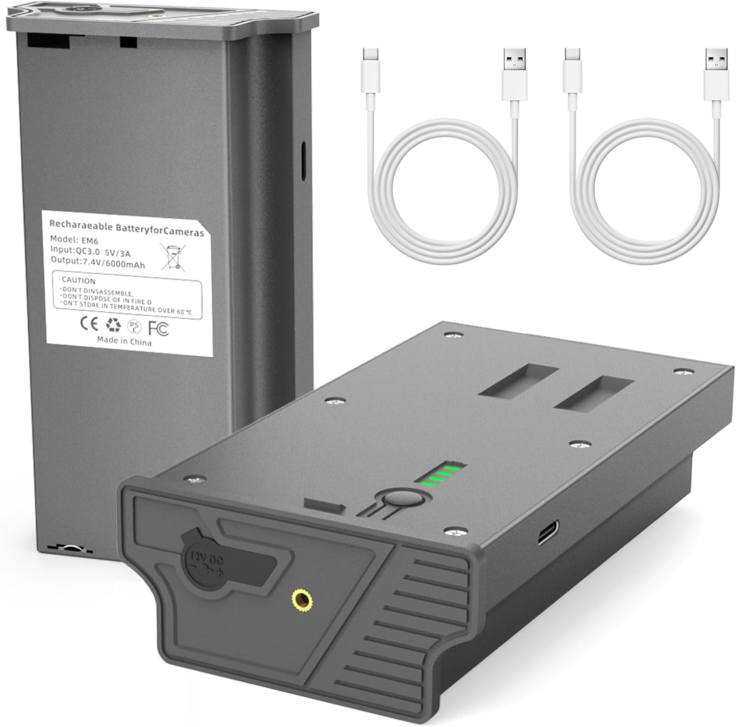 2 Pack New Reveal Lipo Lithium Battery Pack for Trail Cameras
