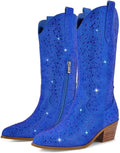 Women's Sparkly Rhinestone Cowboy Boots for Glamorous Style