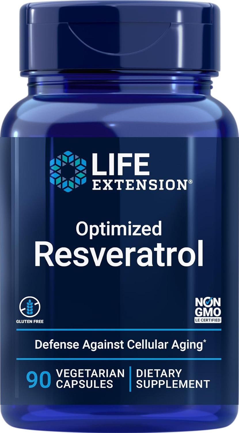 Optimized Resveratrol Capsules for Youthful Gene Expression
