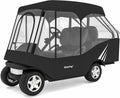 Rosefray Golf Cart Enclosure 2+2 Short Roof 58in - Drivable Rain Cover