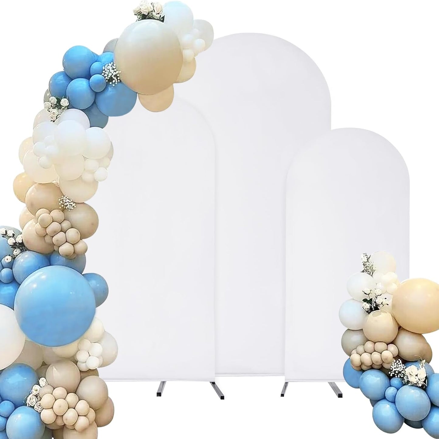 Spandex Fitted Wedding Arch Cover Set of 3 for Elegant Events