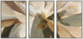 Minimalist Earthy Abstract Floral Framed Wall Art Print Set - Chic