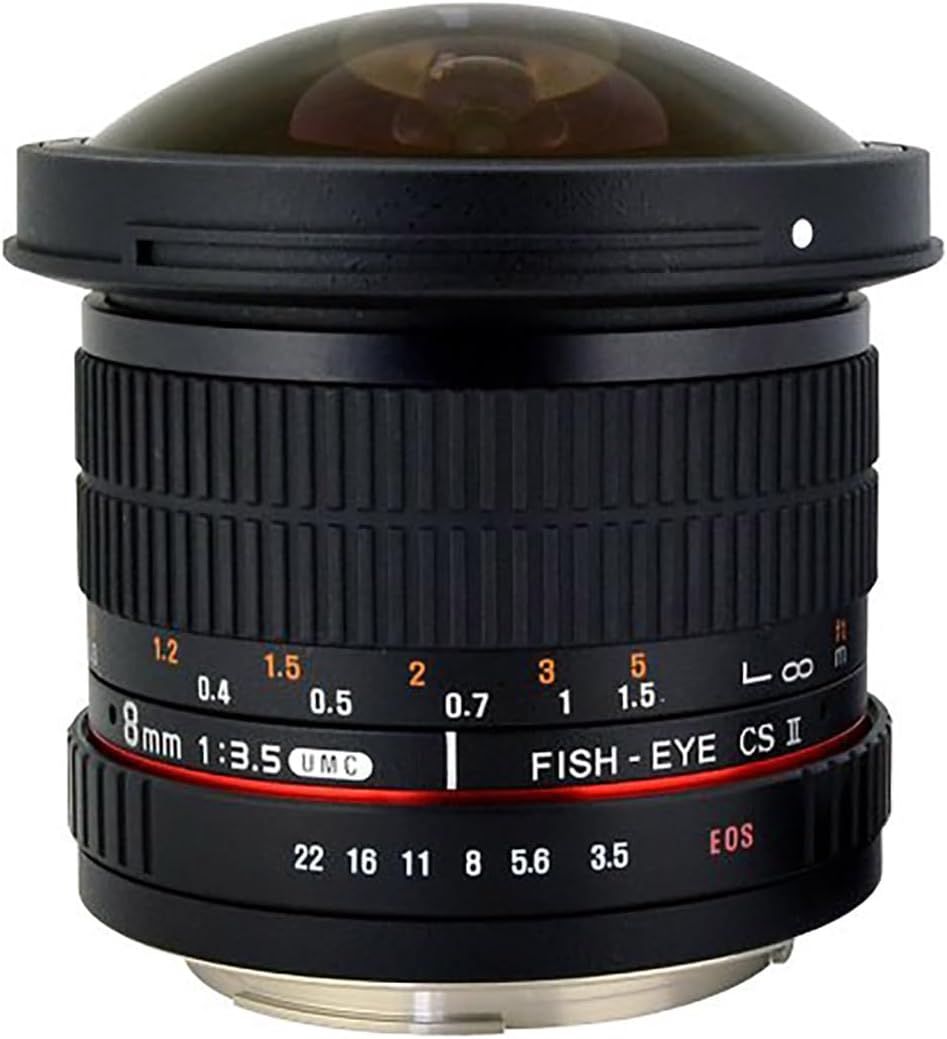 Rokinon 8mm f/3.5 HD Fisheye Lens for Canon DSLR Cameras
