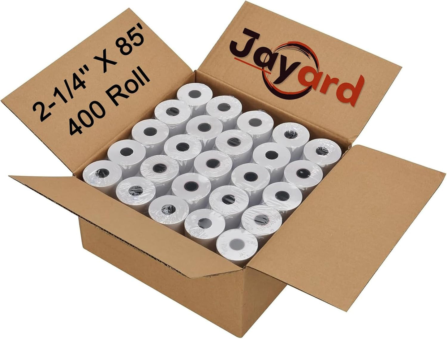 Premium 2-1/4in X 85ft Thermal Paper Rolls for Credit Card Use