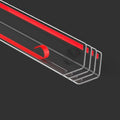 Clear Wall Corner Protector 4PCS - 1.57in x 35.4in Self-Adhesive