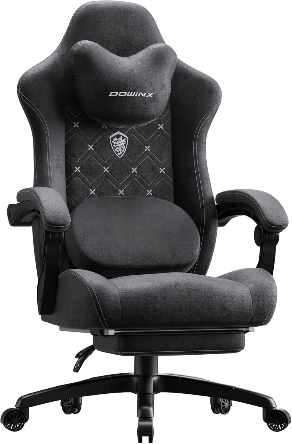 Dowinx Gaming Chair with Heated Massage and Lumbar Support
