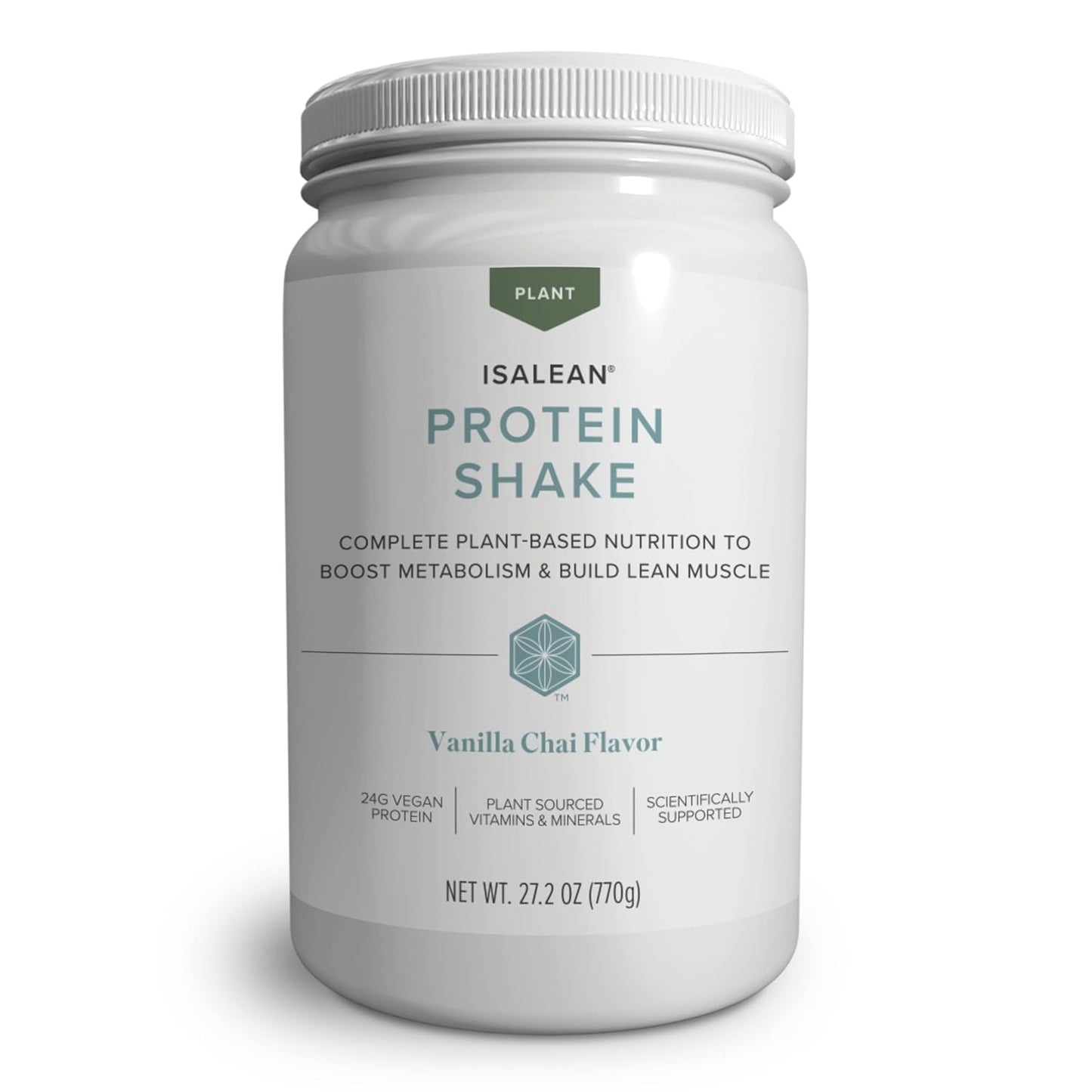 Isagenix Plant-Based IsaLean Protein Shake for Muscle Growth