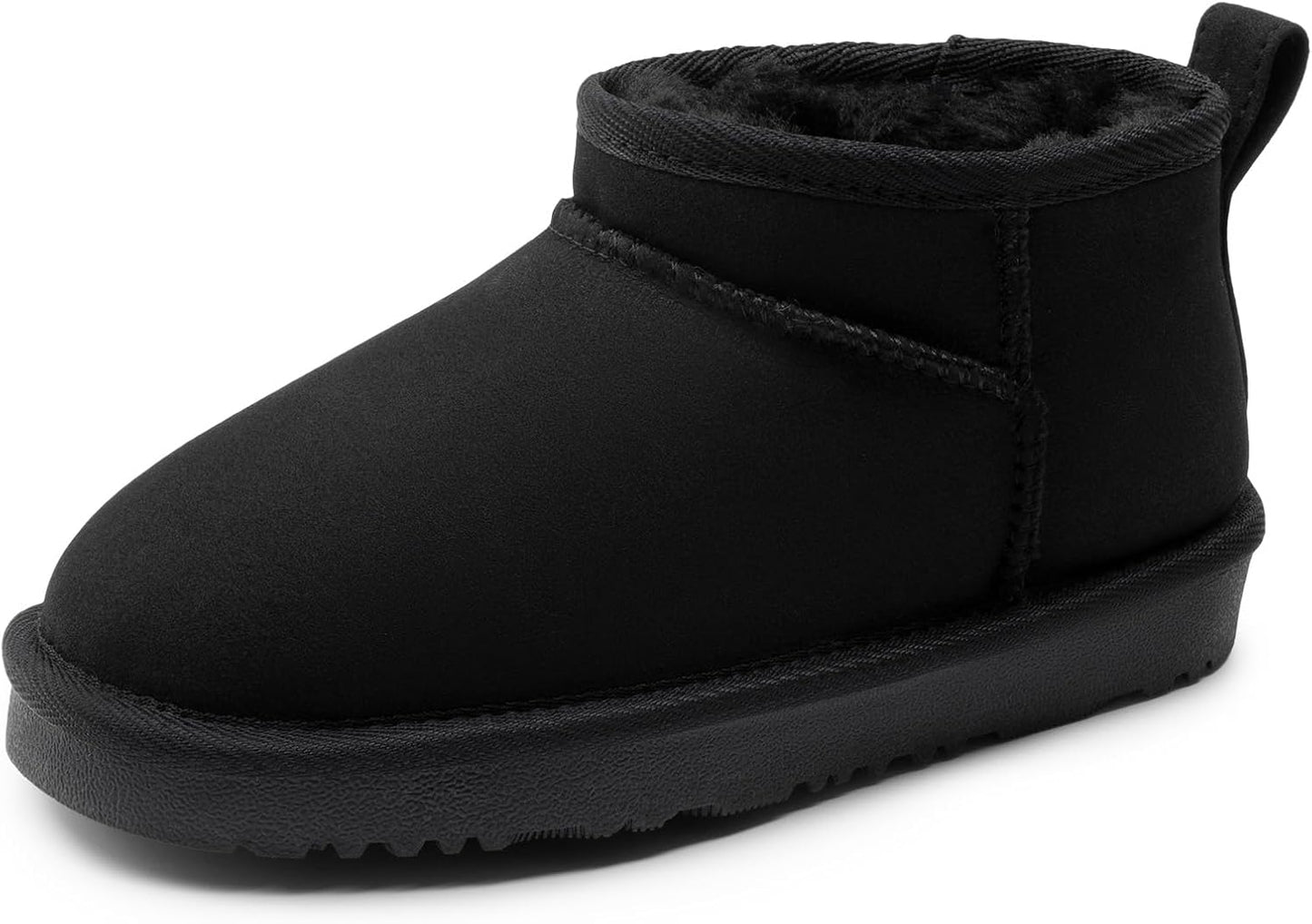DREAM PAIRS Kids Winter Ankle Boots with Faux Fur Lining