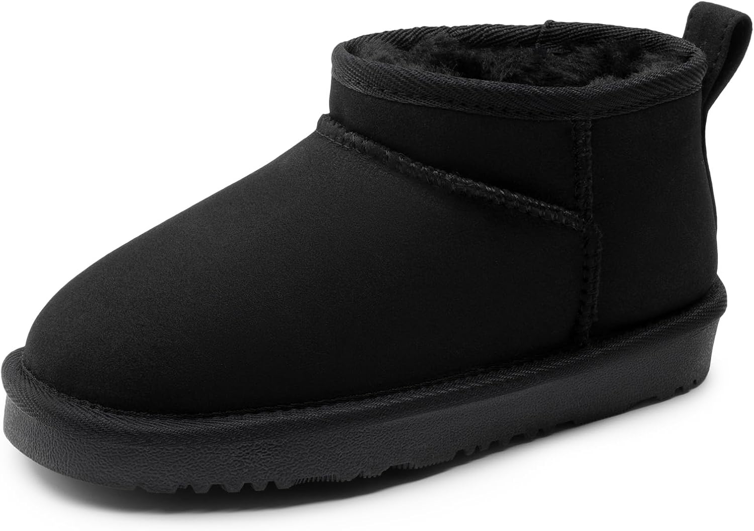 DREAM PAIRS Kids Winter Ankle Boots with Faux Fur Lining