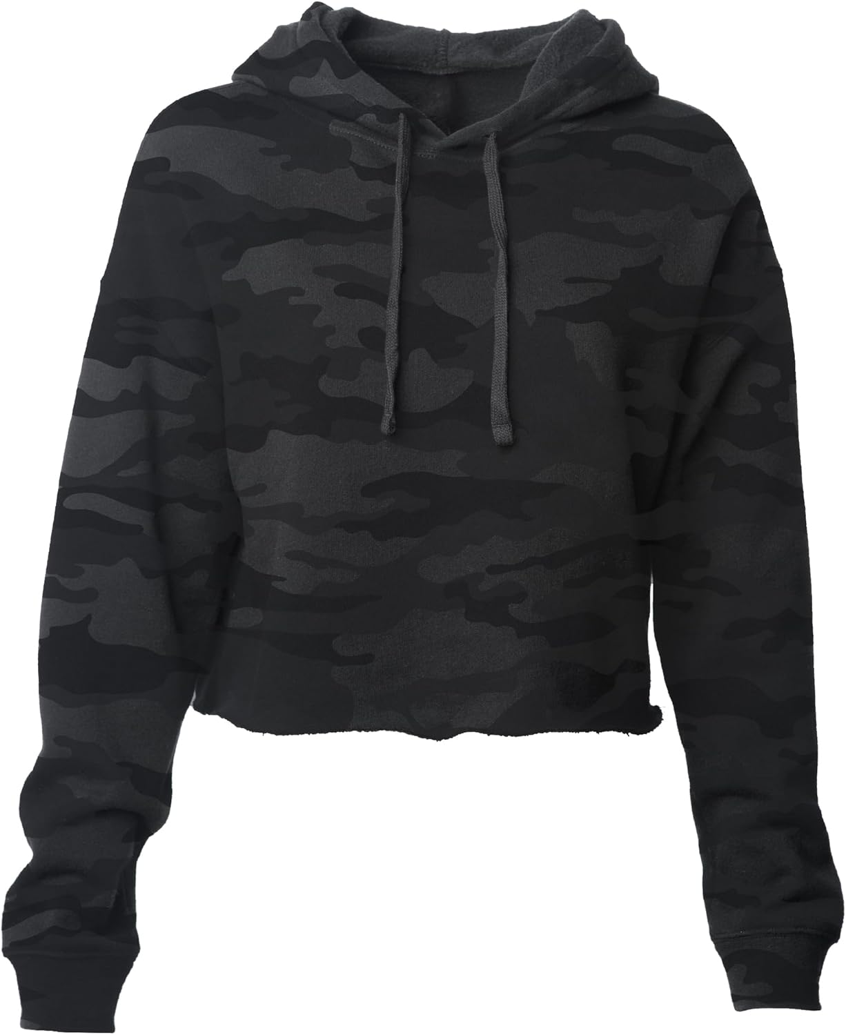 Cozy Long Sleeve Crop Hoodie for Women