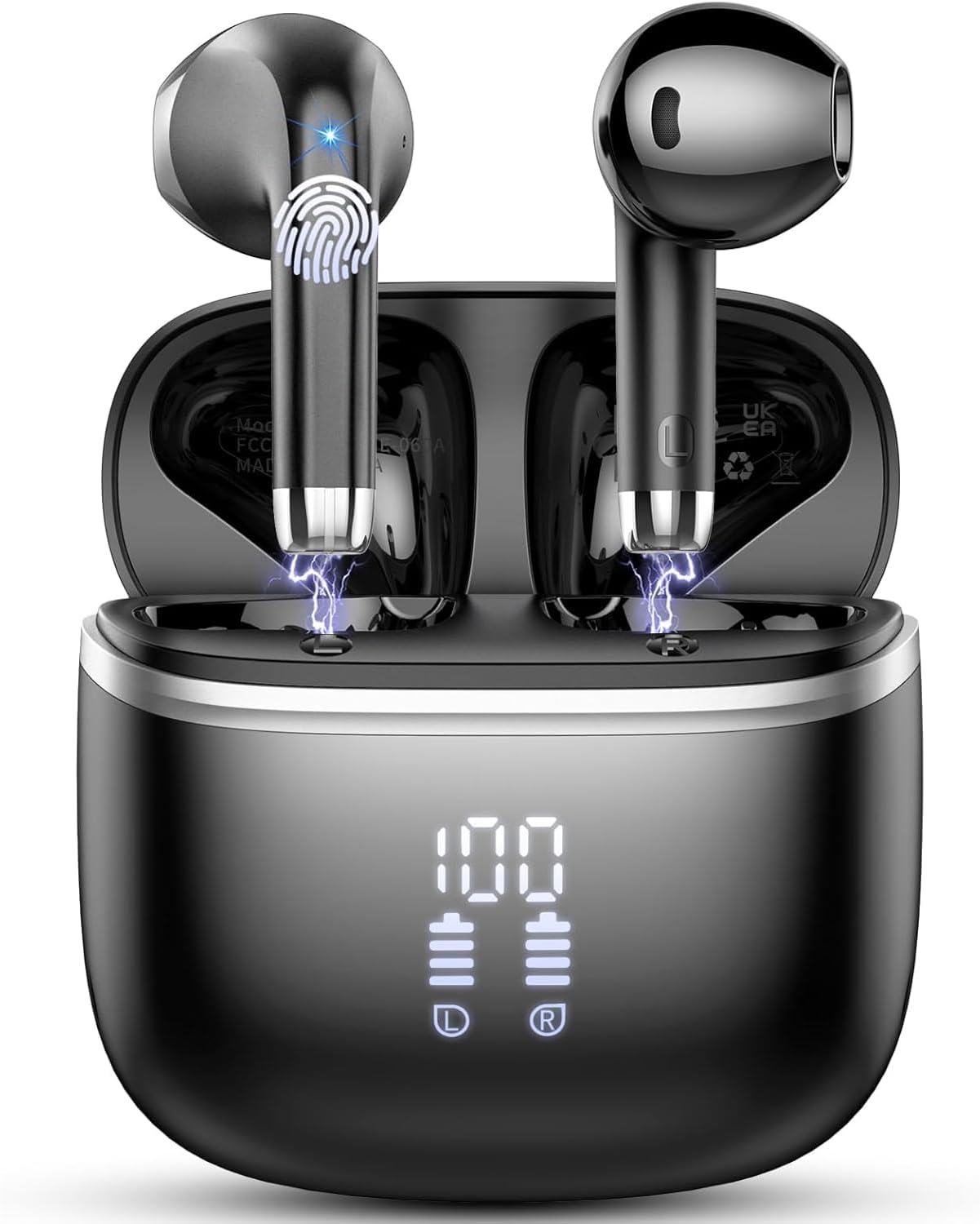 HOIFA Wireless Earbuds: 40H Playtime, Deep Bass, ENC Mics