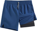 maamgic Gym Shorts for Men 7 in Inseam with Liner - Quick (Style XZMZ)