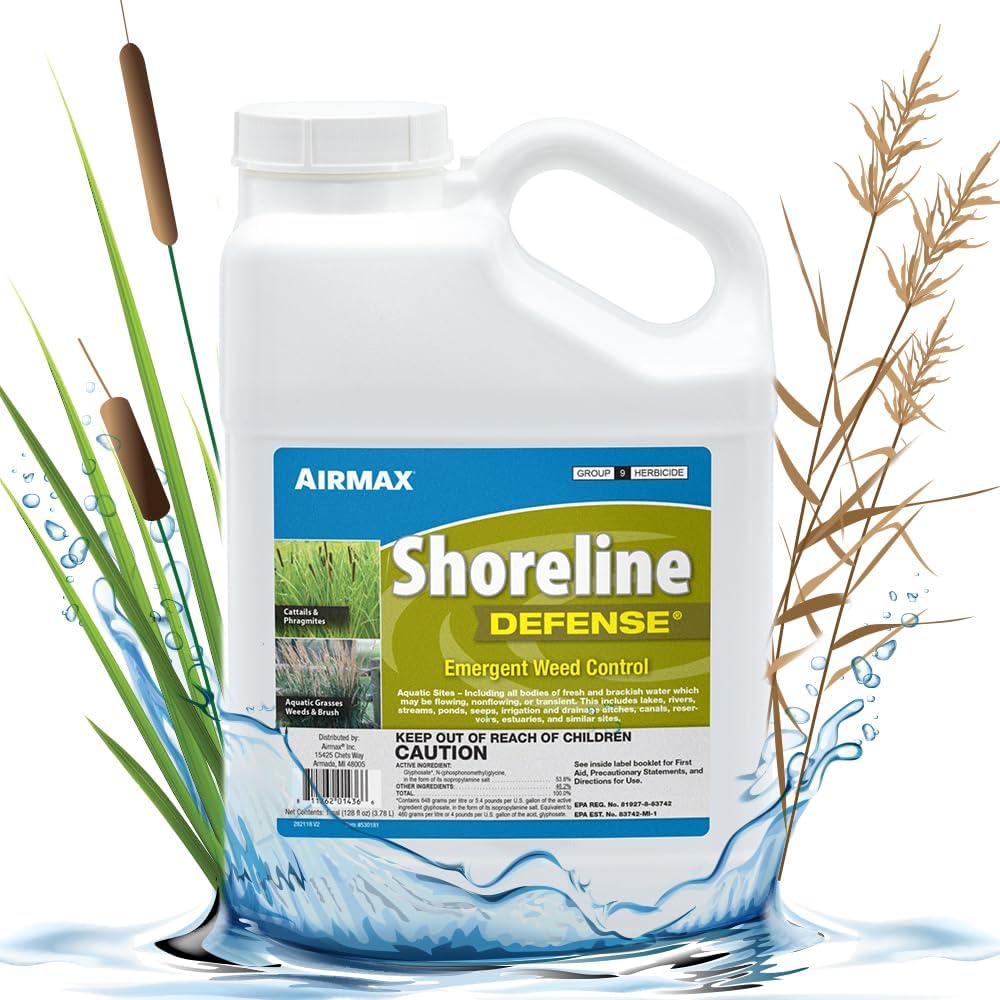 Airmax Shoreline Defense Emergent Weed Control for Phragmites