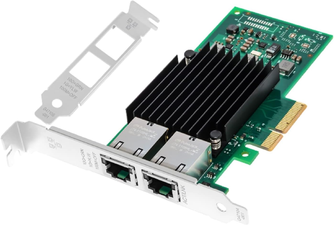 10Gb PCIE Ethernet Network Adapter with Dual RJ45 Ports
