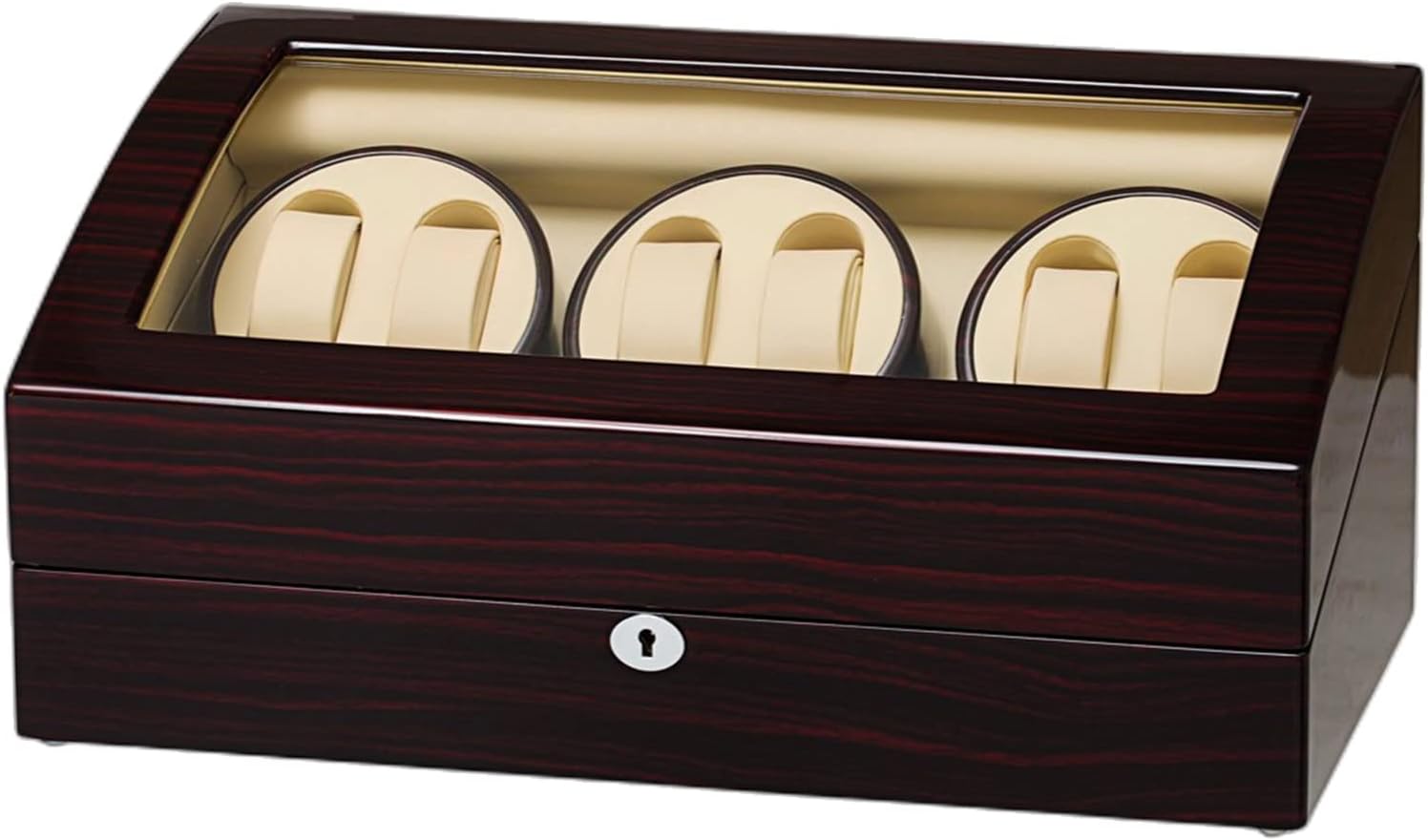 JQUEEN Watch Winder: 6 Watches, 7 Storage, Silent Motors