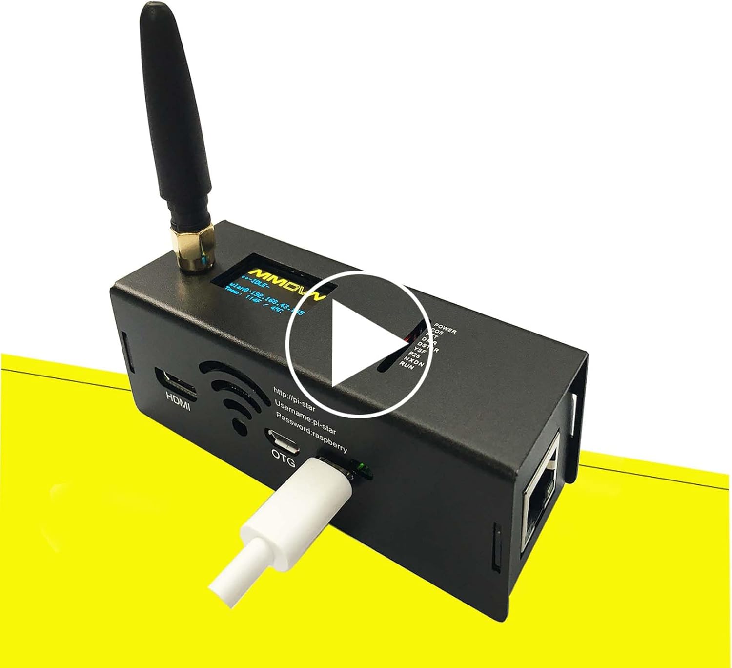 2025 Upgraded MMDVM DMR Dstar YSF Hotspot with WiFi and Ethernet