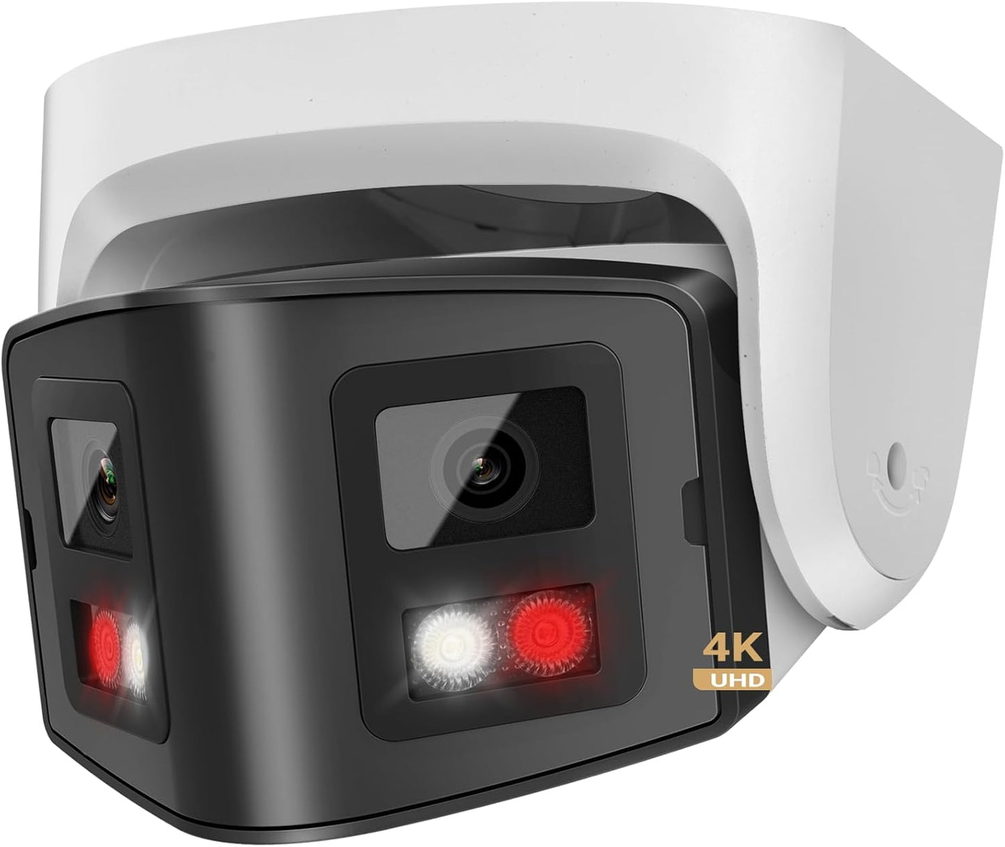 4K Dual-Lens PoE Security Camera with 180 Panoramic View