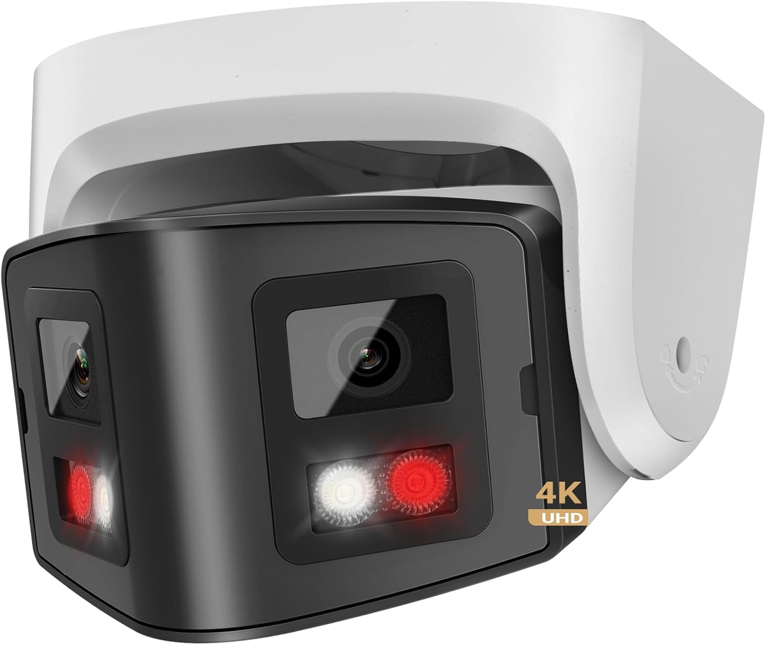4K Dual-Lens PoE Security Camera with 180 Panoramic View