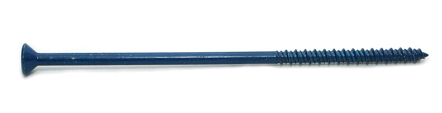 CONFAST 1/4 in x 6 in Blue Flat Phillips Concrete Screw Anchors