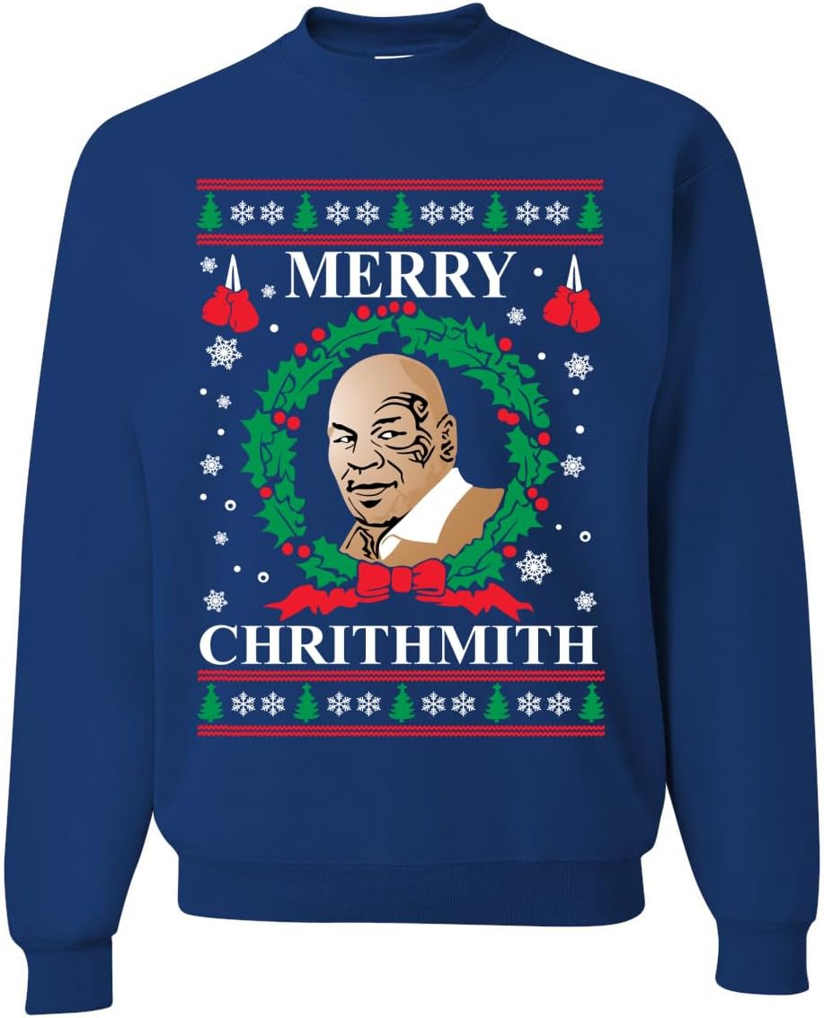 Wild Bobby Merry Chrithmith Ugly Christmas Sweater for All