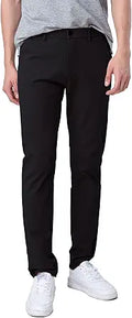 Slim Fit Khaki Pants for Men - Tapered Chino Style