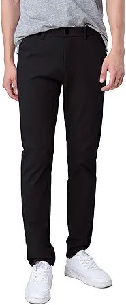 Slim Fit Khaki Pants for Men - Tapered Chino Style