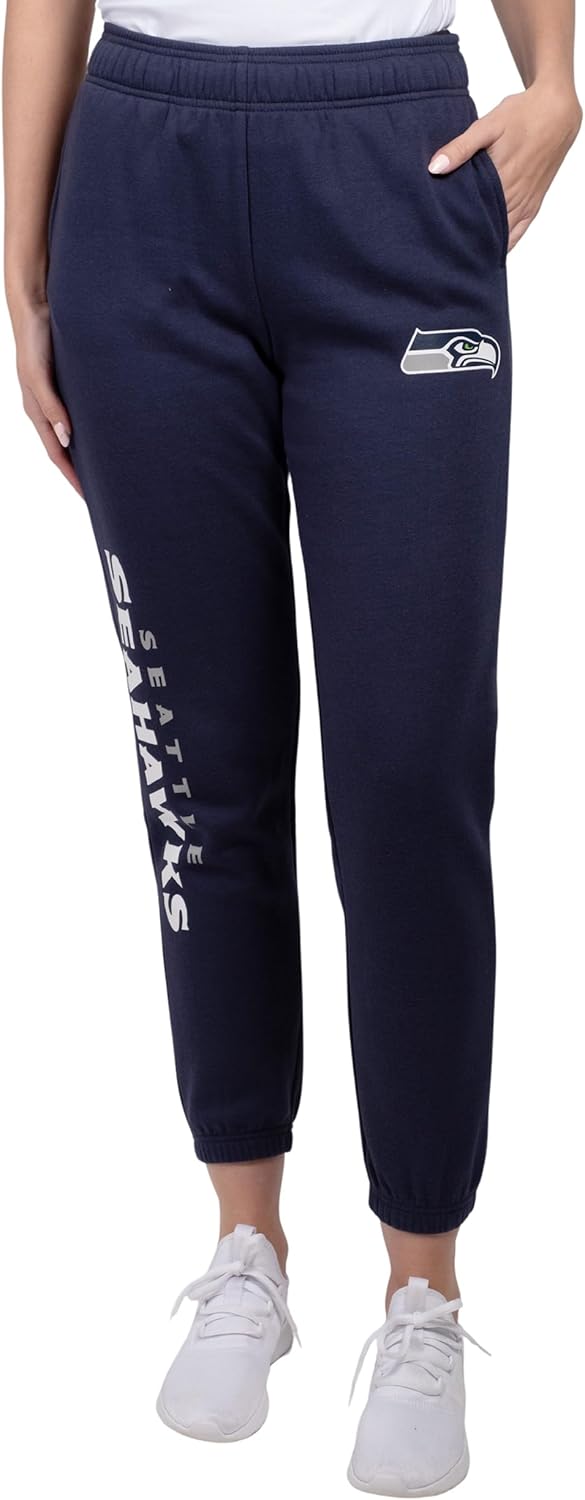 Ultra Game Women's NFL Official Super Soft Sweatpants Joggers
