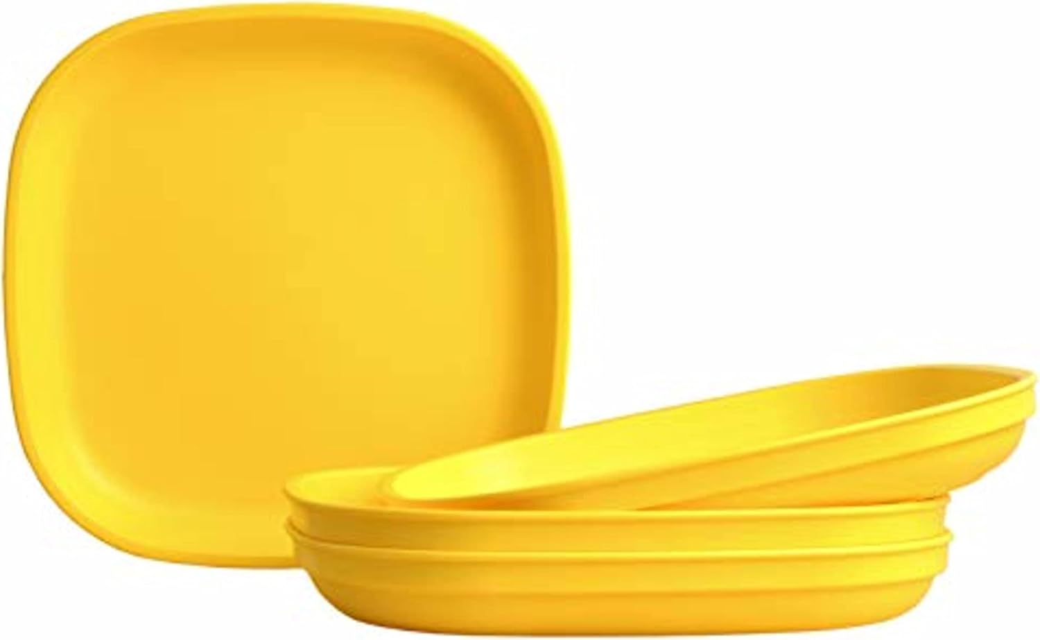 Re-Play Toddler Plates - Durable 32 Oz. Deep-Walled Kids Plates