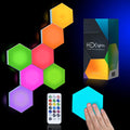 Hexagon LED Wall Panels 7-Pack - Touch and Remote RGB Lights