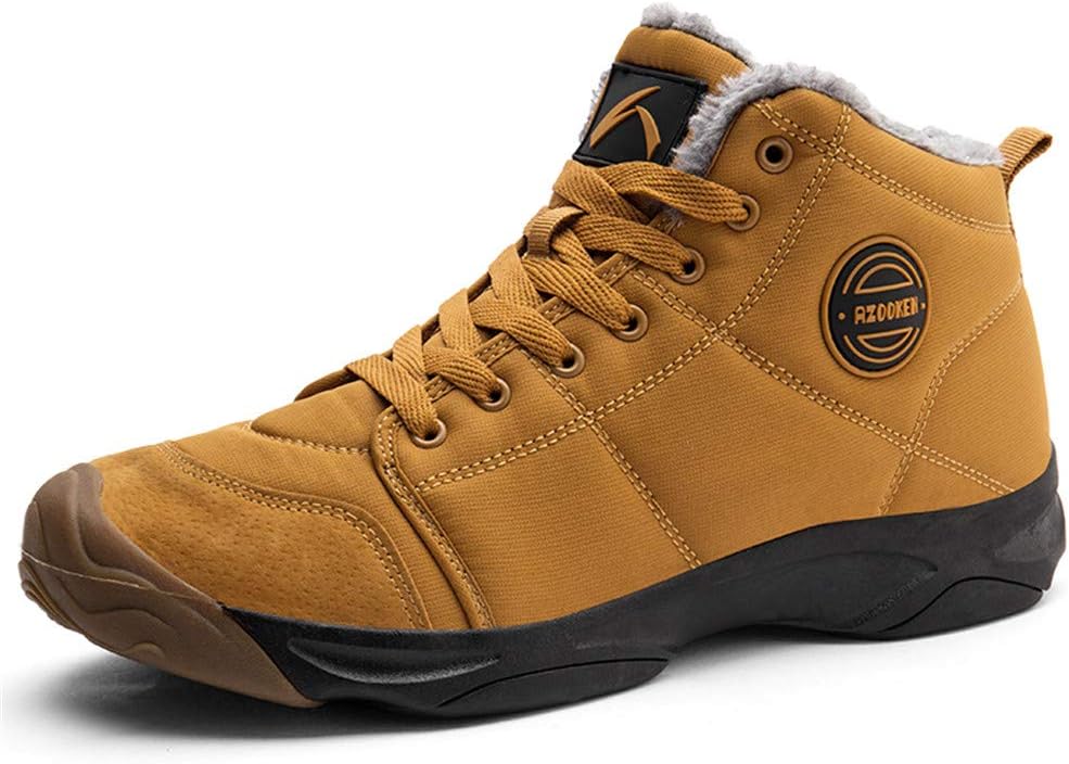 UPSOLO Mens Winter Trekking Snow Boots for Cold Weather Comfort