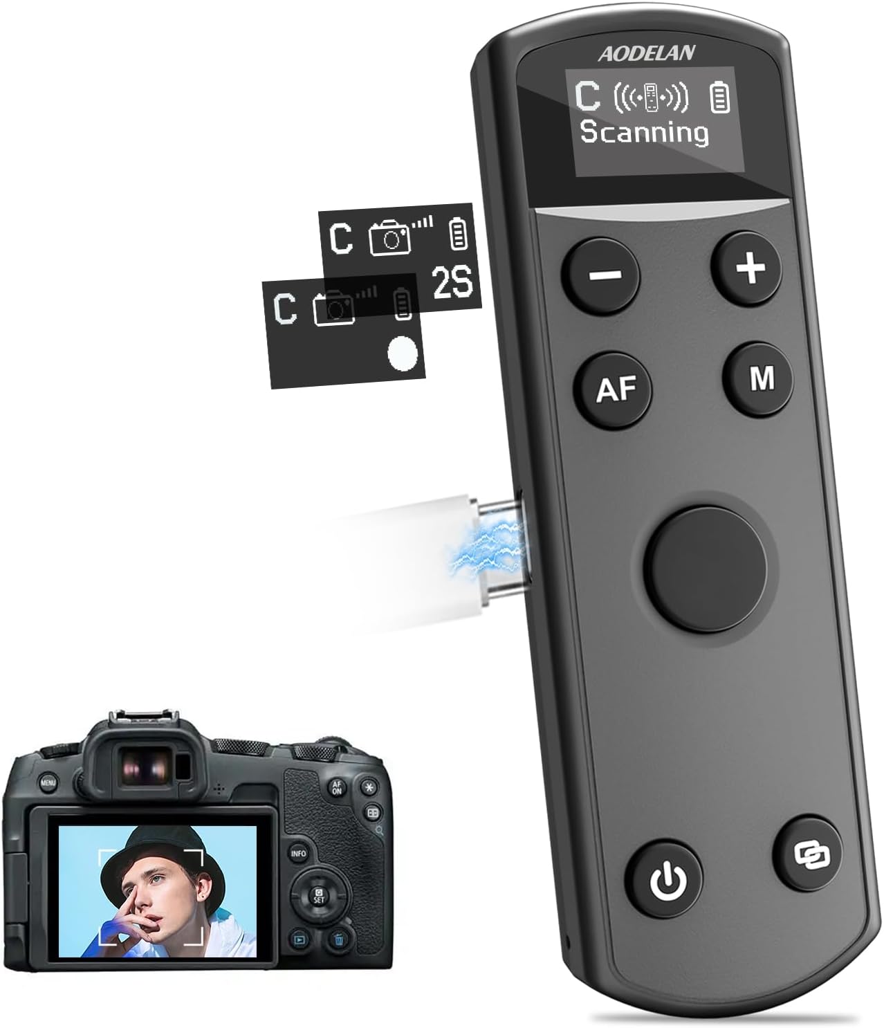 Wireless Remote Control for Canon Cameras with OLED Display