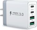 Aioneus USB C Charger Block 40W 4-Port Fast Charger - Compact