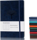 WERTIOO Dotted Journal A5 Hardcover Notebook - Thick 100 gsm Paper
