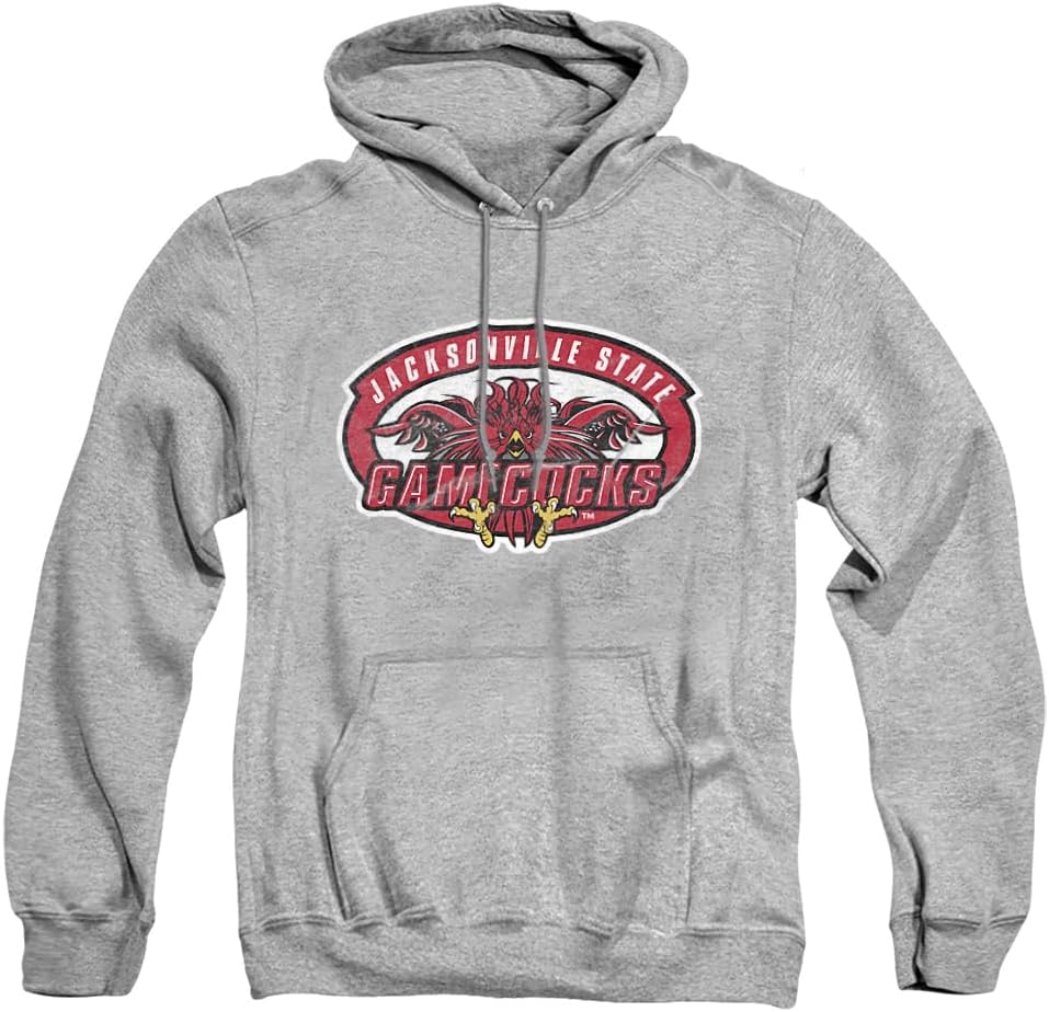 Official Collegiate Distressed Logo Pullover Hoodie for Fans
