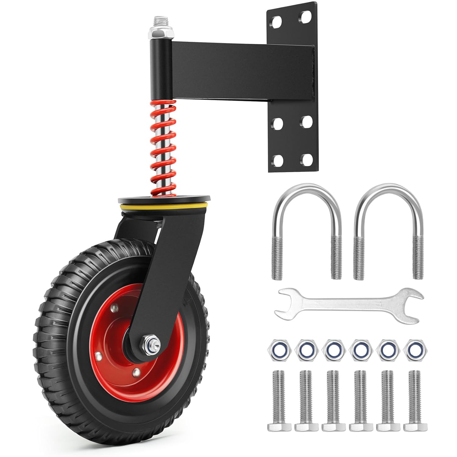 Heavy Duty Gate Wheel - 8 Inch Wheel with 600 LBS Capacity