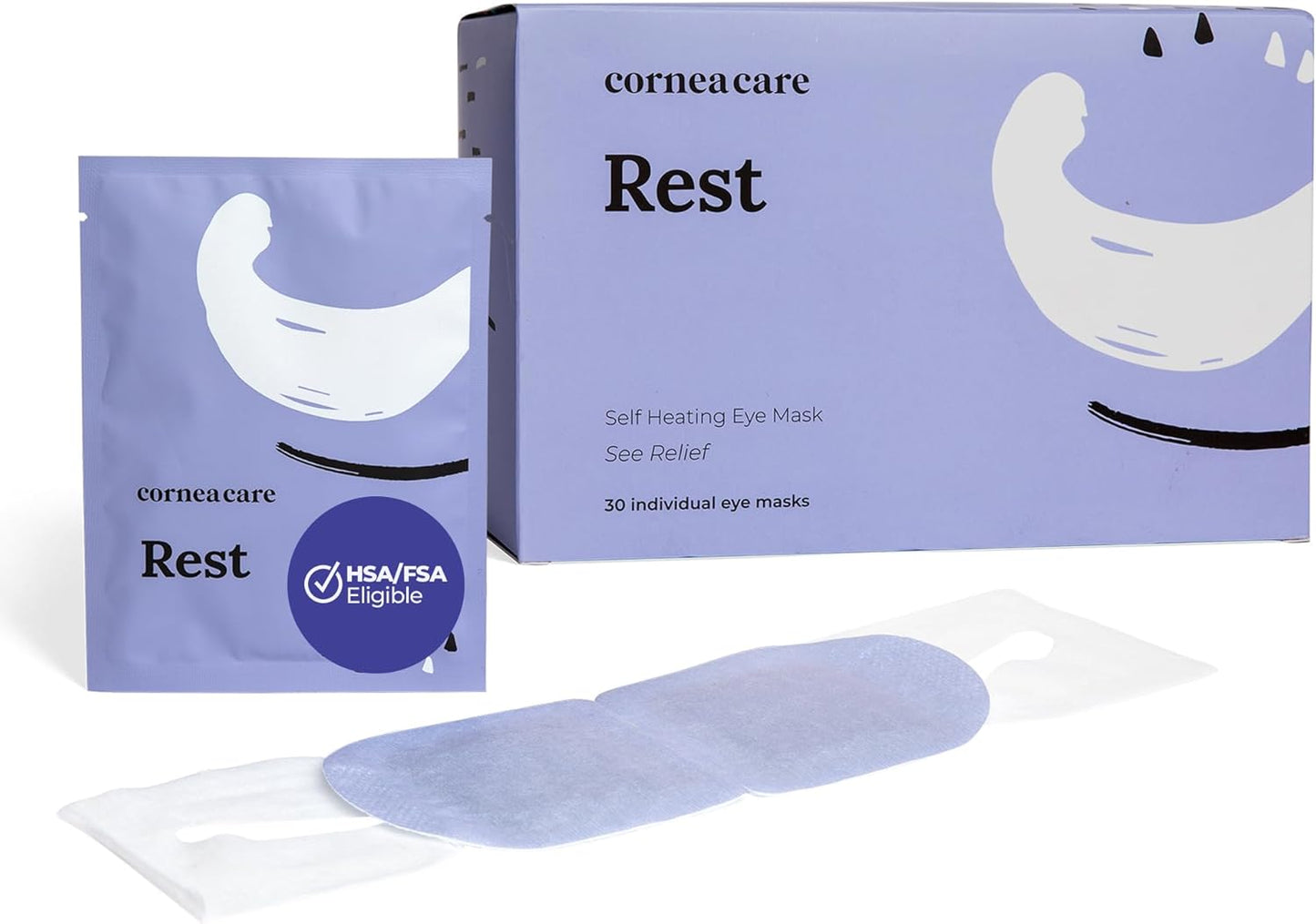 CorneaCare Self-Heating Eye Compress | Fast Relief | Travel Ready