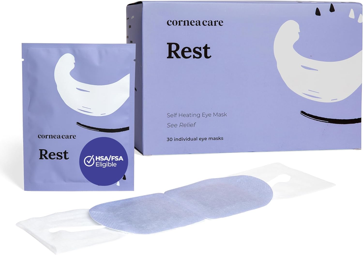 CorneaCare Self-Heating Eye Compress | Fast Relief | Travel Ready