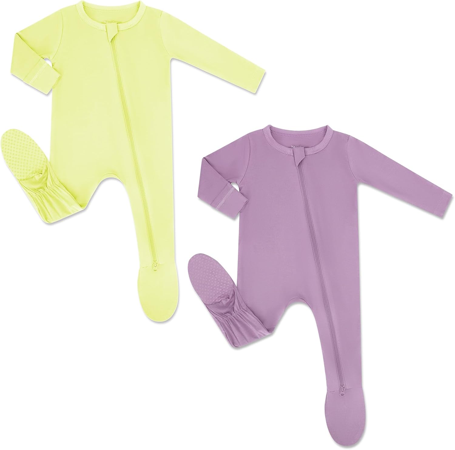 HAPIU Rayon from Bamboo Baby Footed Pajamas for Comfort
