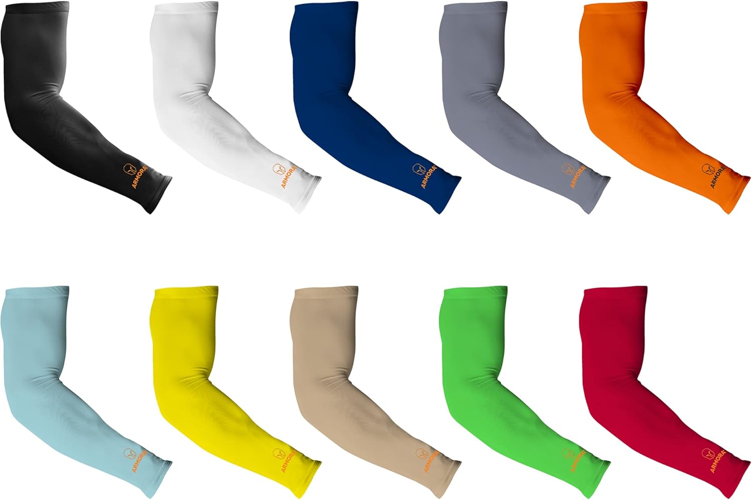 ARMORAY Arm Sleeves for Men or Women - Cooling Sports Sleeve