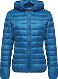 Wantdo Women's Hooded Packable Ultra Light Weight Short Down Jacket is