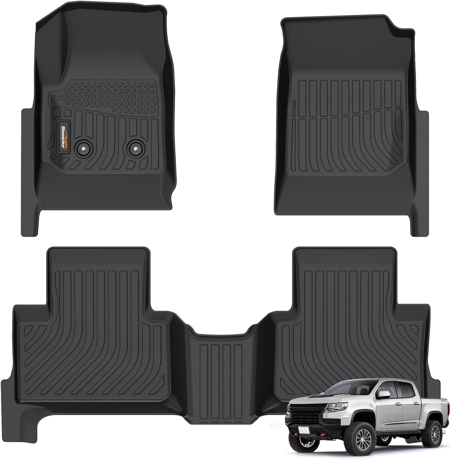 Custom Fit Heavy Duty Floor Mats for 2015-2022 Chevy Colorado