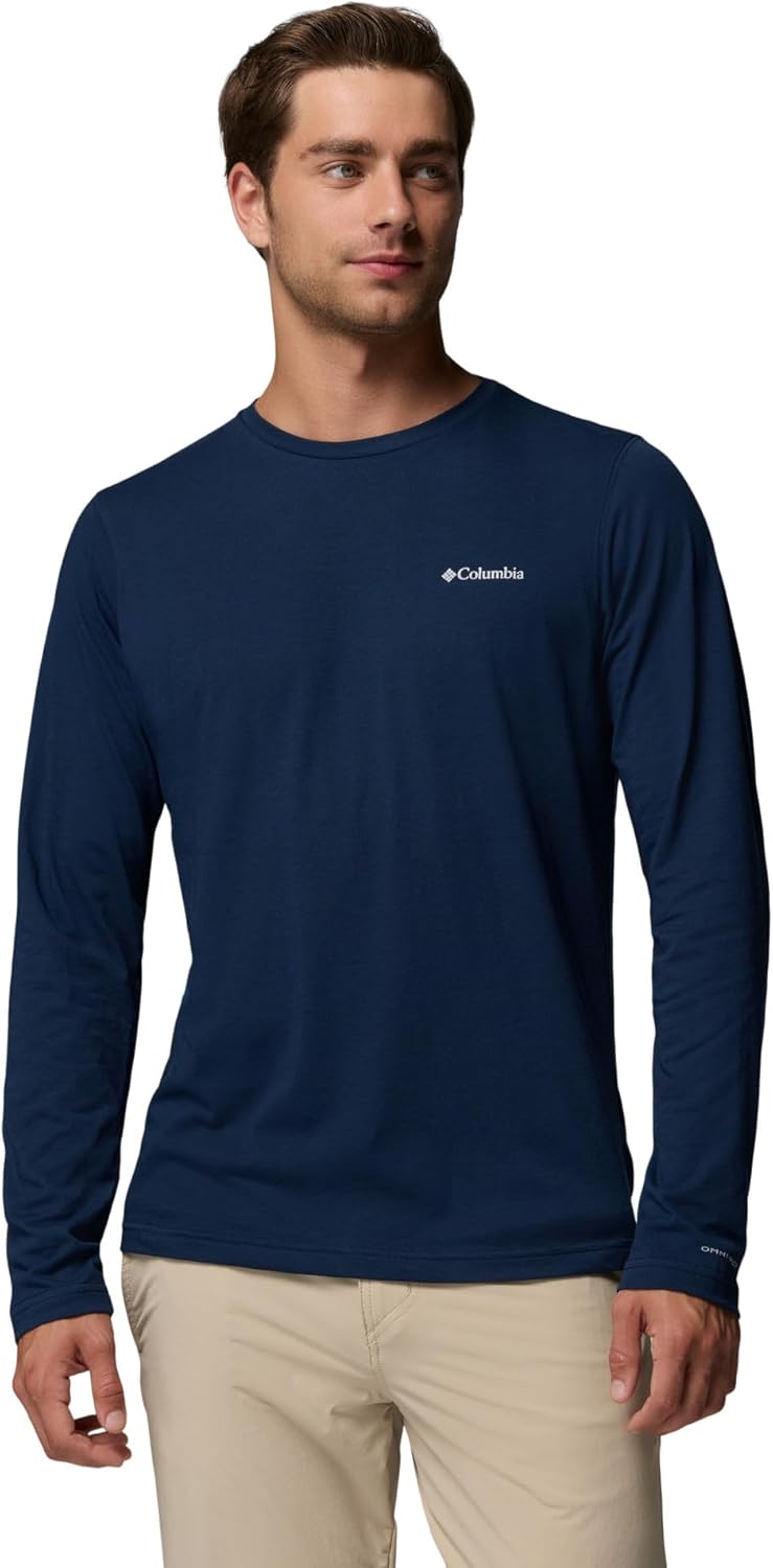 Columbia Men's Thistletown Hills Long Sleeve Crew for Comfort