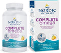 Complete Omega Lemon Flavor 120 Soft Gels - Balanced Omegas for Body