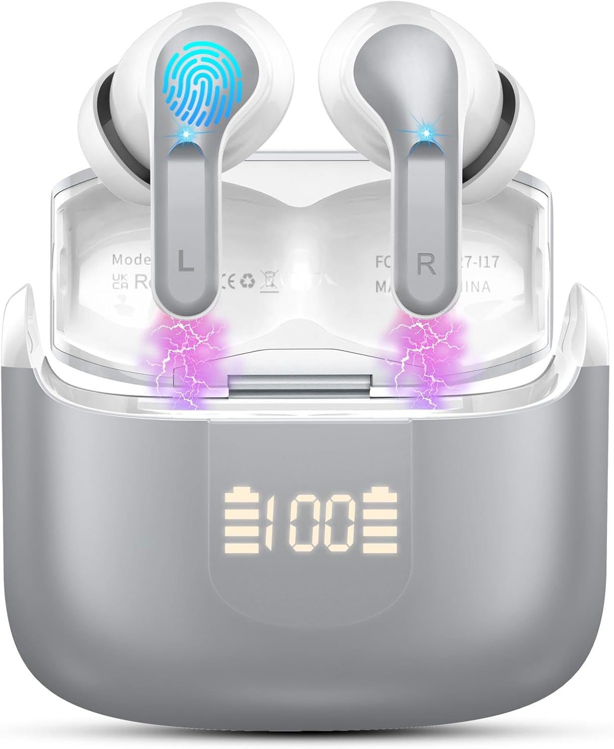 2025 Hi-Fi Wireless Earbuds with 4 ENC Mics